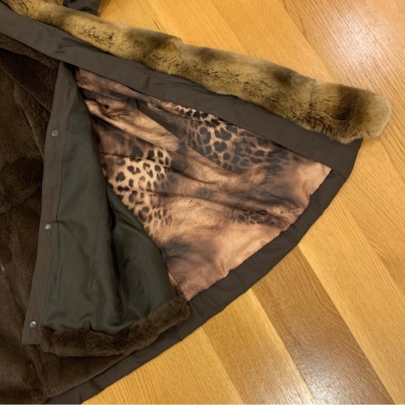 New Jessica Wilde Fur Trim coat with removable lining - Picture 4 of 14